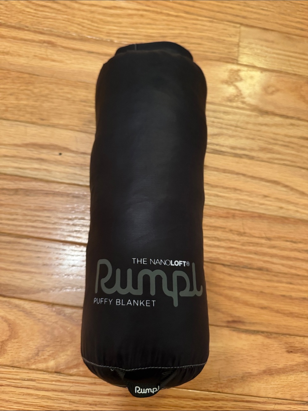 Rumpl Puffy Blanket - Black - travel size